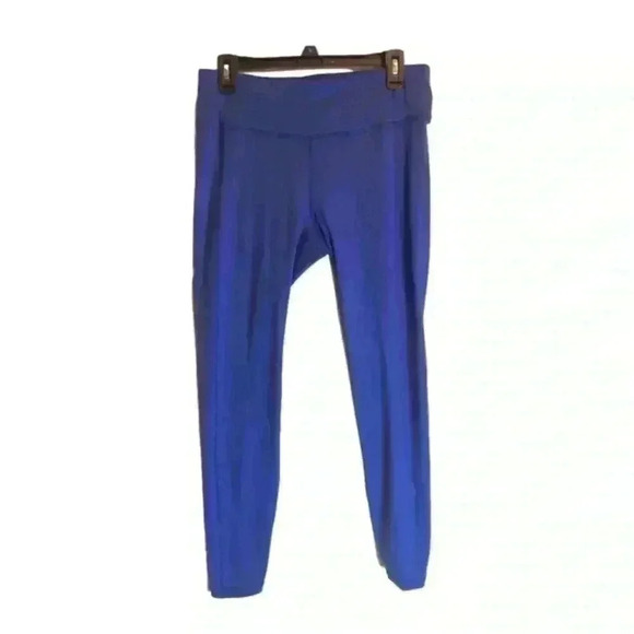 All in Motion Leggings Womens Blue Vibrant Long Mid Rise Active Running NWT - Picture 2 of 11